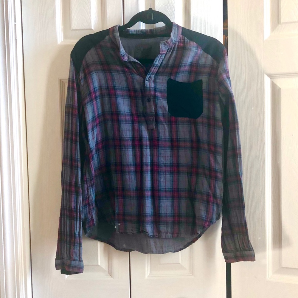 Joe’s Plaid Blouse